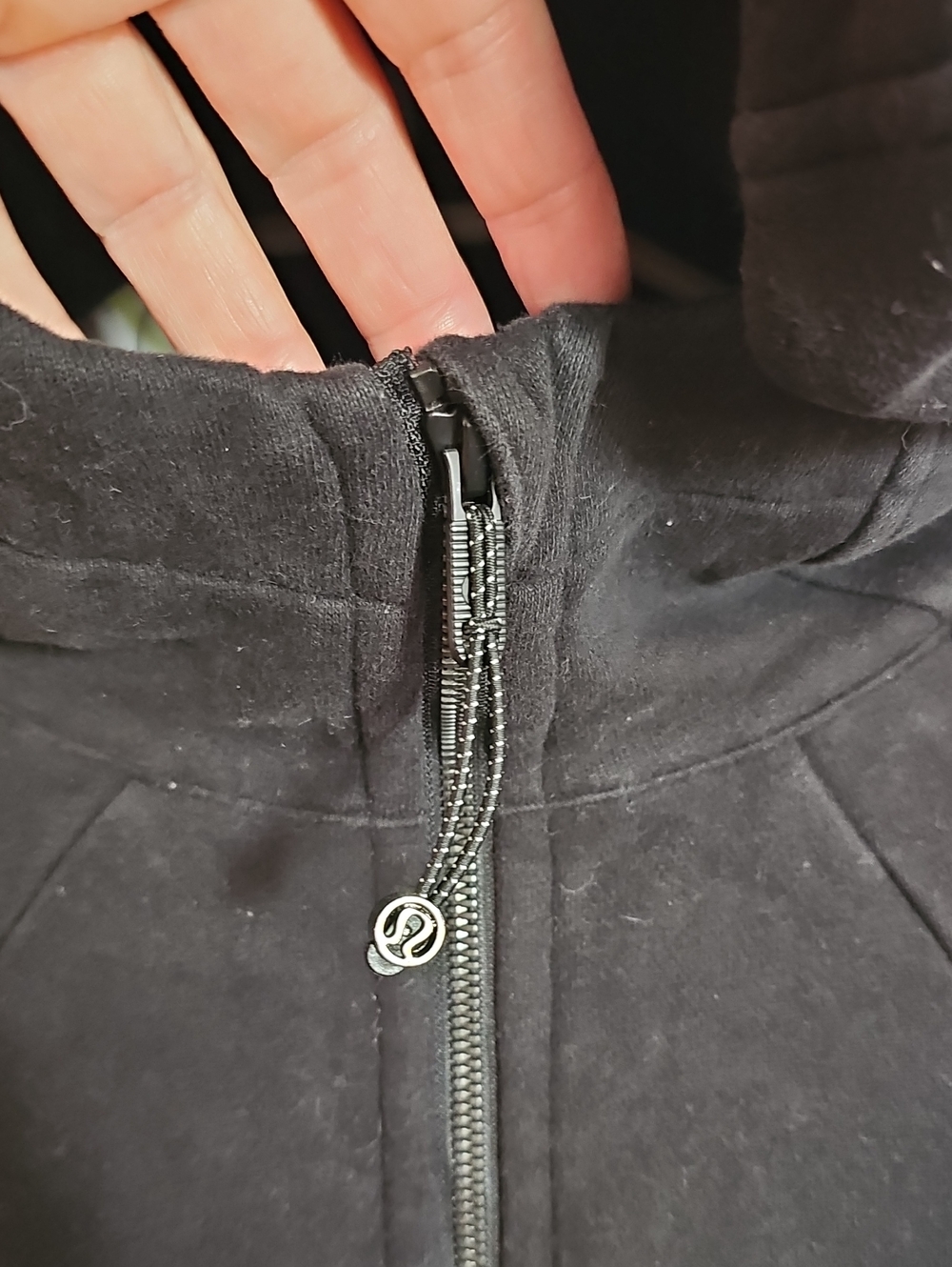 lululemon athletica Black Full-Zip Hoodie Jacket - Picture 2 of 5